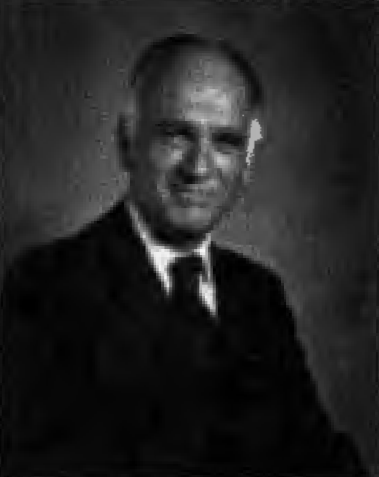 John Dorsey Iams, c. 1960s. The portrait taken from the *State Department Biographic Register* and used on internal Agency rolls.